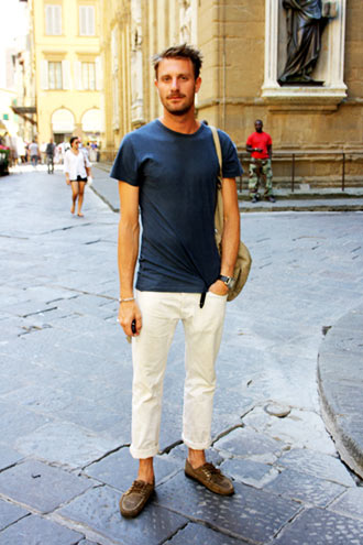 紺tシャツ コーディネート一覧 海外メンズ Italy Web