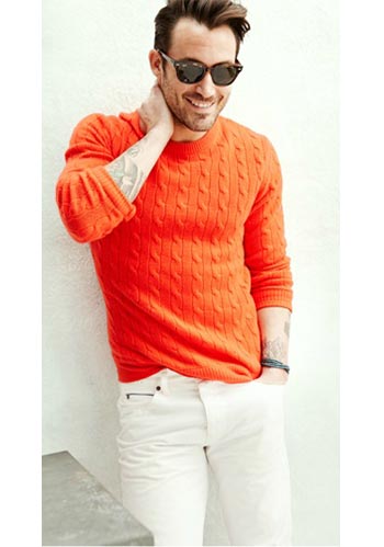黄色 ピンク 緑 春色のセーターコーディネート15選 メンズ Italy Web